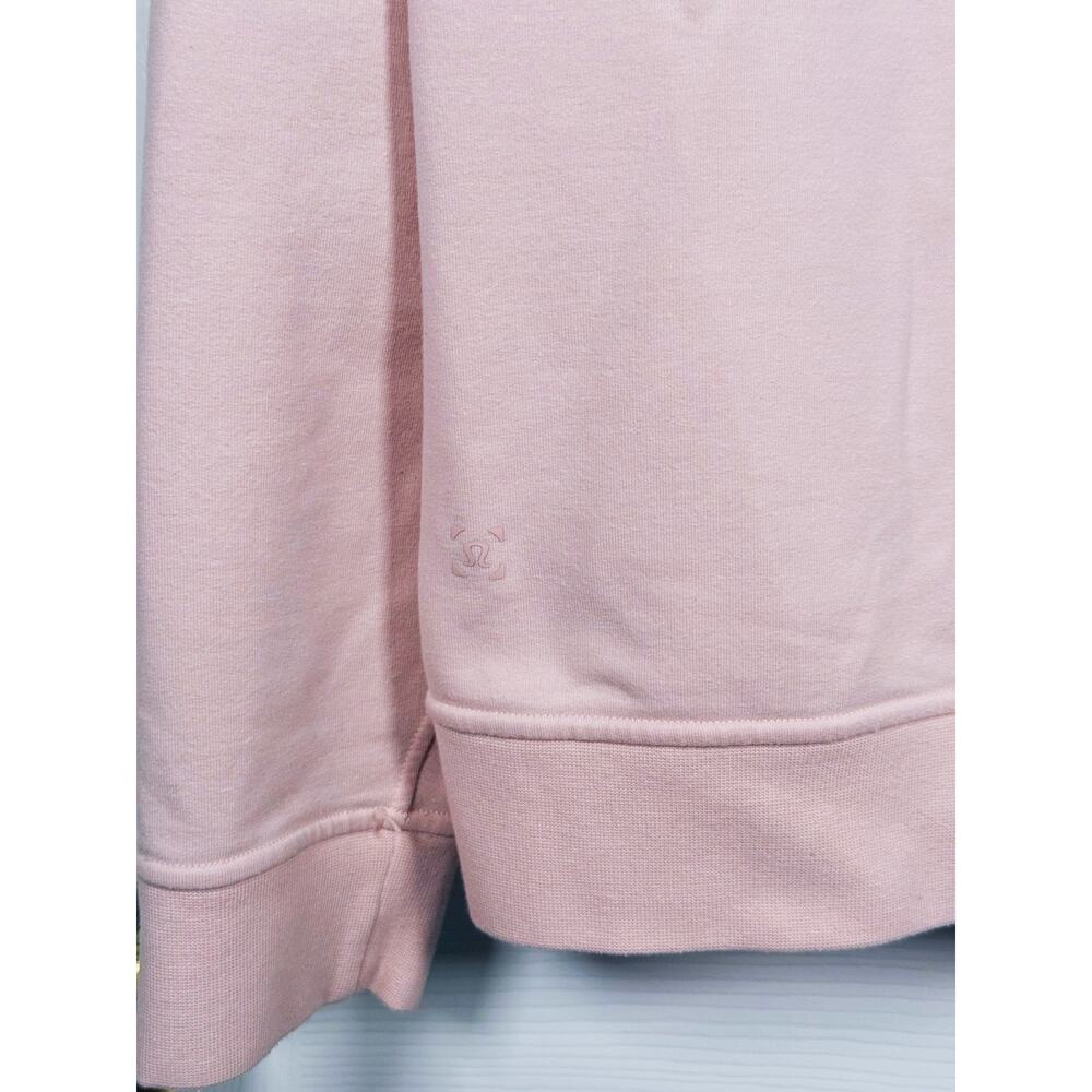 Lululemon Mens City Sweat Pullover Hoodie Size M Pink Athleisure Casual Comfort - Picture 12 of 12